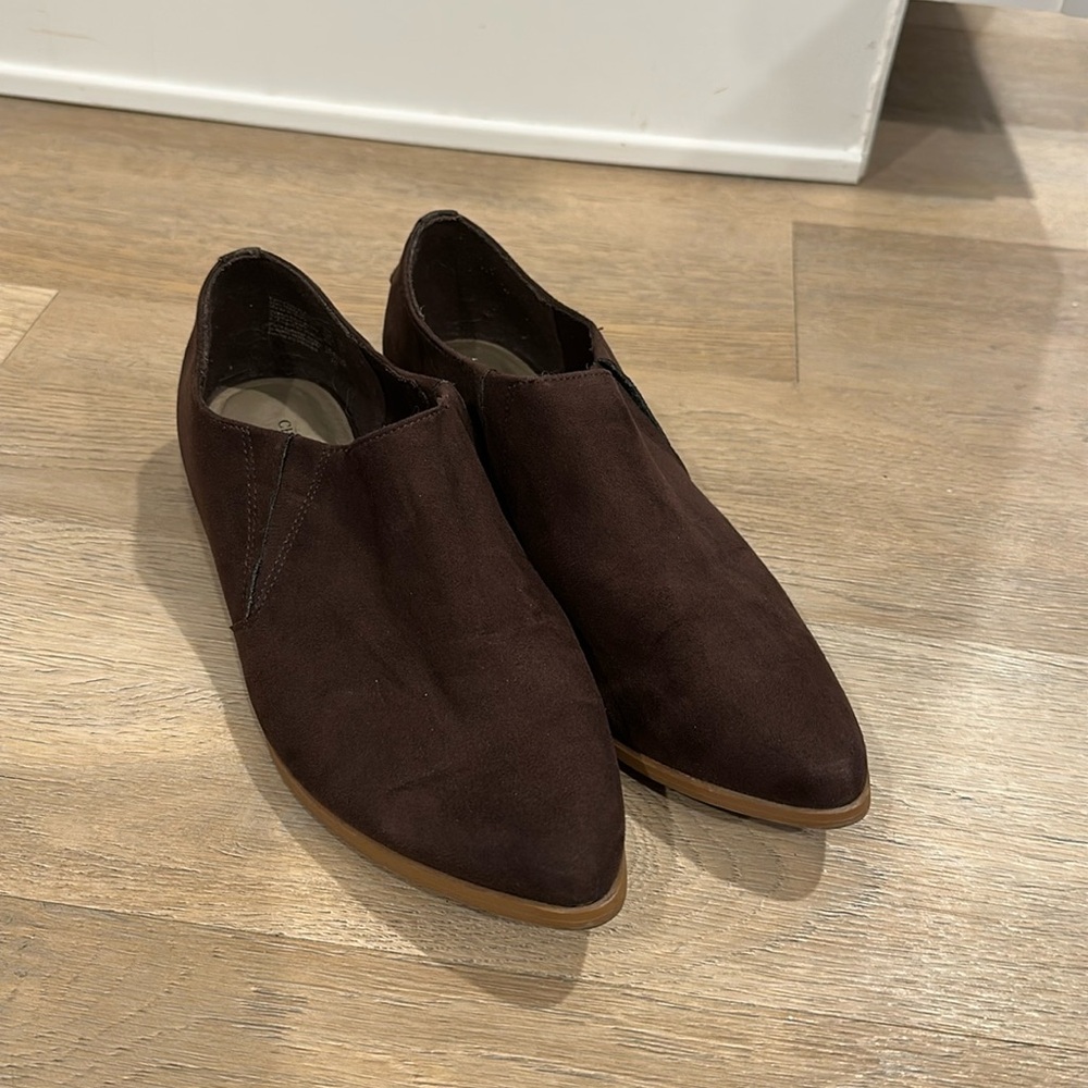 Christian Siriano Brown Loafer Flats